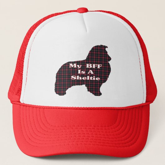 Sheltie BFF Gifts Trucker Pet (Voorkant)