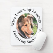 Sheltie Blessing #4 Mousepad Muismat (Met muis)