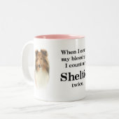 Sheltie Blessing Mok (Voorkant links)