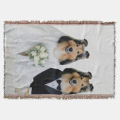 Sheltie Bruid & Bruidegom Deken (Voorkant)