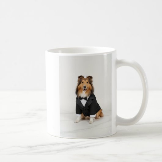 Sheltie Bruidegom Koffiemok (Rechts)