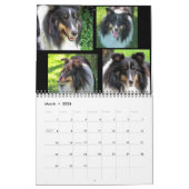 Sheltie Calendar Kalender (Mar 2026)