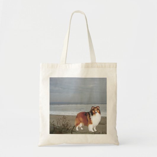 Sheltie Canvas tas (Voorkant)