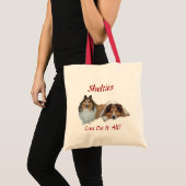 Sheltie Canvas tas (Voorkant (product))