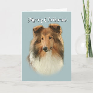 Sheltie Christmas Kaart