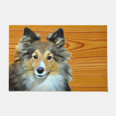 Sheltie Collie Dog Deurmat (Voorkant)