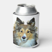 Sheltie Collie Herd Dog Blikjeskoeler (Blikje Voorkant)