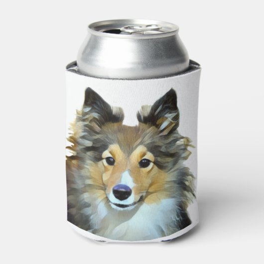 Sheltie Collie Herd Dog Blikjeskoeler (Blikje Voorkant)