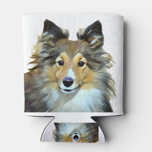 Sheltie Collie Herd Dog Blikjeskoeler (Achterkant)