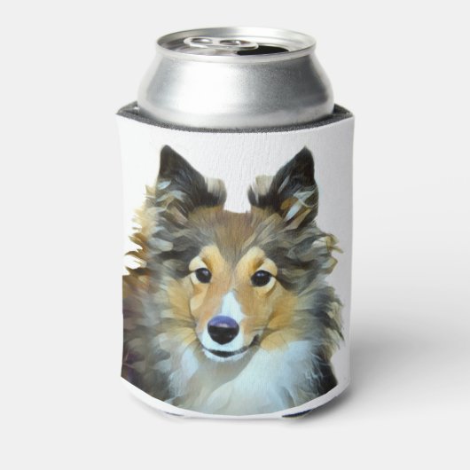 Sheltie Collie Herd Dog Blikjeskoeler (Blikje Achterkant)