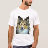 Sheltie Collie Herd Dog T-shirt (Voorkant)