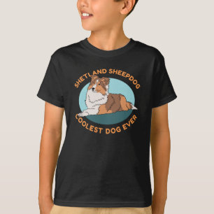 Sheltie Coolest Dog Shetland Sheepdog T-shirt
