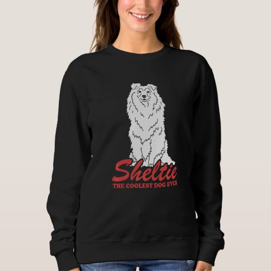 Sheltie Coolste Hond Eigenaar Shetland Sheepdog SH Trui (Voorkant)
