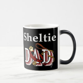 Sheltie Dad Gifts Magische Mok