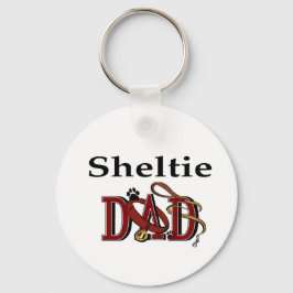 Sheltie Dad Gifts Sleutelhanger
