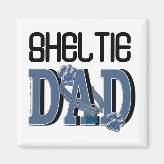 Sheltie DAD Magneet (Voorkant)