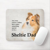 Sheltie Dad Mousepad Muismat (Met muis)
