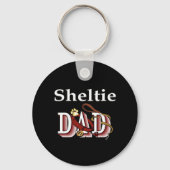 Sheltie dad Sleutelhanger (Voorkant)