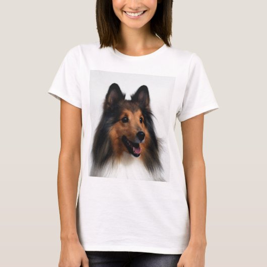 Sheltie Dames Shirt (Voorkant)