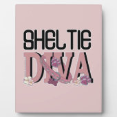 Sheltie DIVA Fotoplaat (Voorkant)