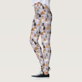 Sheltie Dog Bones and Paws Leggings (Links)