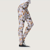 Sheltie Dog Bones and Paws Leggings (Rechts)