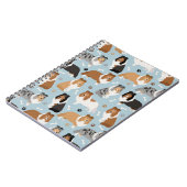 Sheltie Dog Botten en Paws Notitieboek (Linkerzijde)