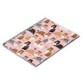 Sheltie Dog Botten en Paws Notitieboek (Linkerzijde)