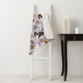 Sheltie Dog Botten en Paws Sherpa Blanket Sherpa Deken (In situ)