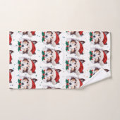 Sheltie Dog Breed Christmas Stars Handdoek (Handdoek)