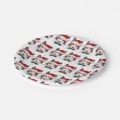 Sheltie Dog Breed Christmas Stars Papieren Bordje (Gekanteld)