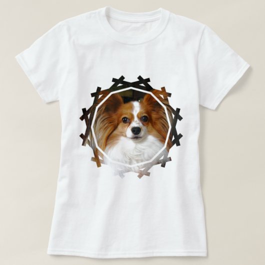 Sheltie Dog Dames uitgerust met T-Shirt (Design voorkant)