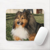 Sheltie Dog Mousepad Muismat (Met muis)