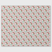 Sheltie Dog Rainbow Roze Verjaardag Cadeaupapier (Vlak)