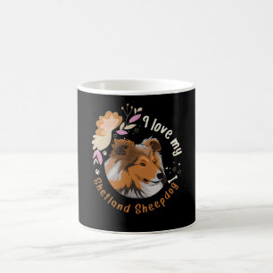 Sheltie Dog Shetland Sheepdog Gift Idea Koffiemok