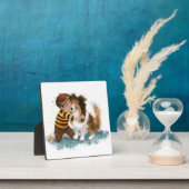 Sheltie en Boy Dog Knuffel Fotoplaat (Insitu)