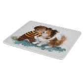 Sheltie en Boy Dog Knuffel Snijplank (Hoek)