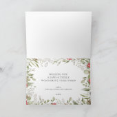 Sheltie Family in Red Truck Kerstmis Kaart (Binnen)