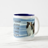 Sheltie Fart Mok (Voorkant rechts)