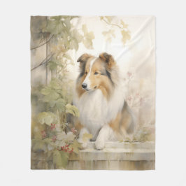 Sheltie Fleece Deken