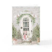 Sheltie Front Porch Kerstmis