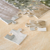 Sheltie Front Porch Kerstmis Legpuzzel (Zijkant)