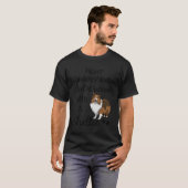 Sheltie Gift Oude Vrouw En Sheltie Grappige Shelti T-shirt (Voorkant volledig)