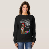Sheltie Gift Sheltie, Shetland Herdershond Kerstmi Trui (Voorkant volledig)