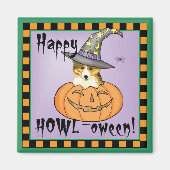 Sheltie Halloween Magneet (Voorkant)