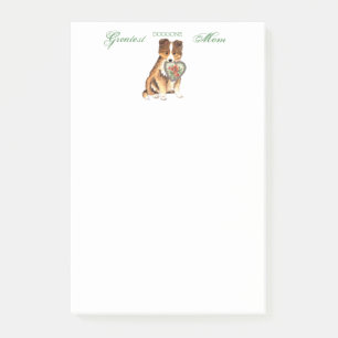 Sheltie Heart mama Post-it® Notes