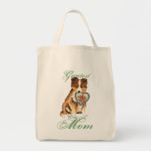 Sheltie Heart mama Tote Bag (Voorkant)