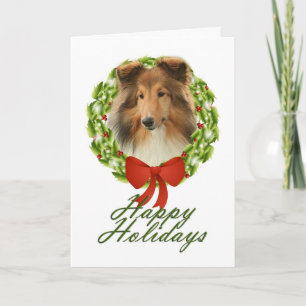 Sheltie Holiday #3 Kaart