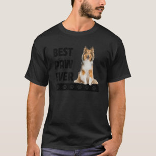 Sheltie Hond Papa Vaders Dag Shetland Sheepdog Eig T-shirt