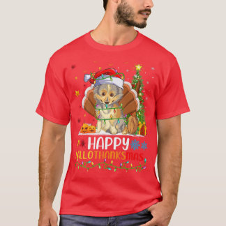 Sheltie Hondenliefhebber Funny Happy Sheltie Hello T-shirt